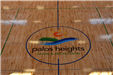 Palos Heights Parks and Recreation Logo on the Gym Floor
