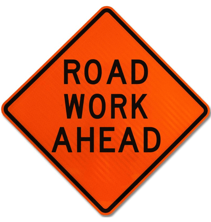 Road Work Ahead