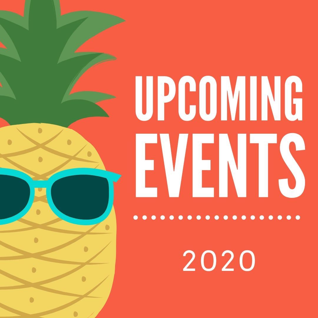 Orange Pineapple Party Tiki Social Media Graphics-2