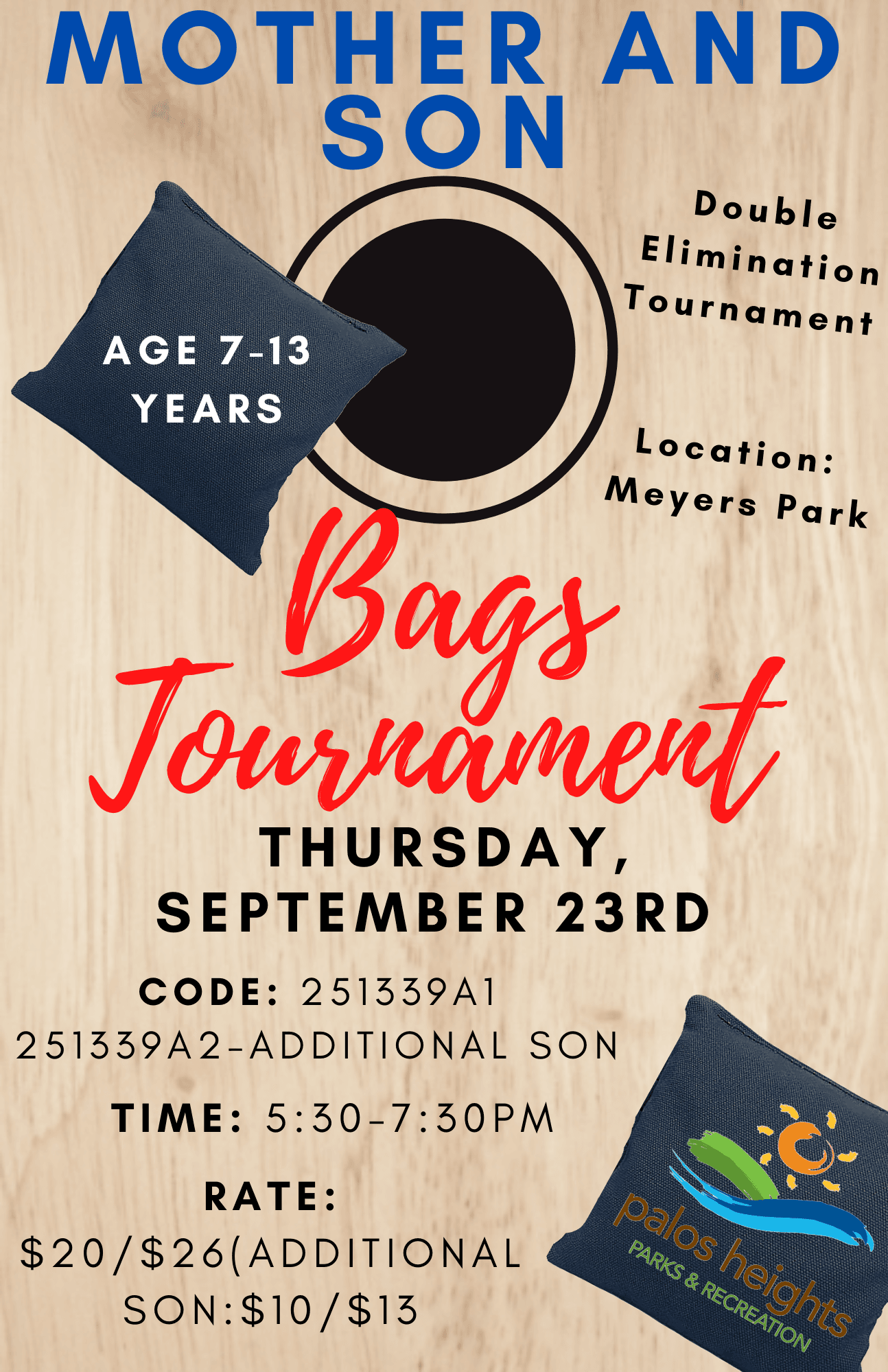 Mother and Son Bags Tournament 