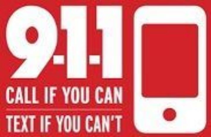 Text to 911 logo