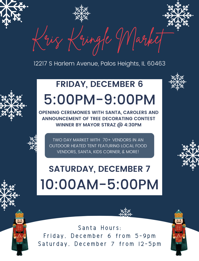 Kris Kringle Market Flyer 2024