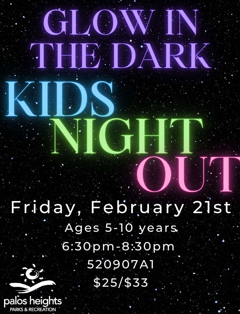 Glow in the dark kids night out
