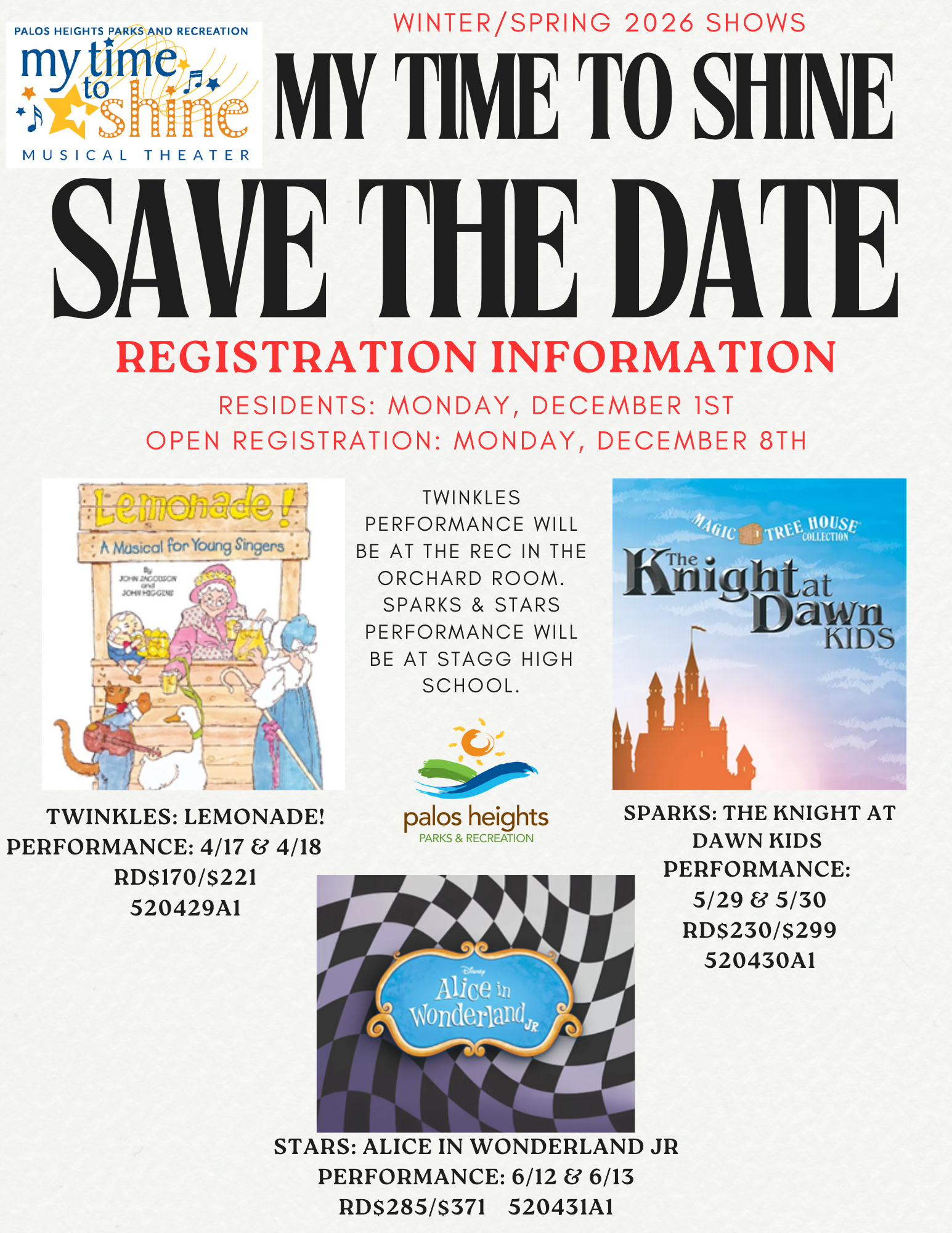 Theater Winter spring 2026