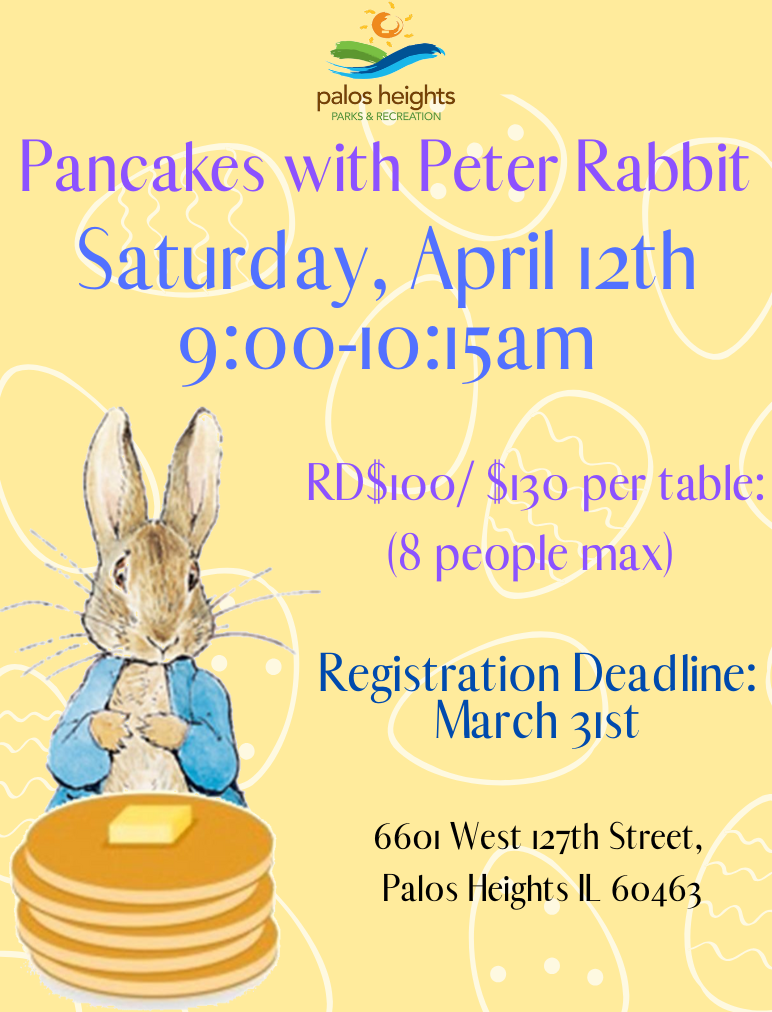 Pancakes with Peter Rabbit