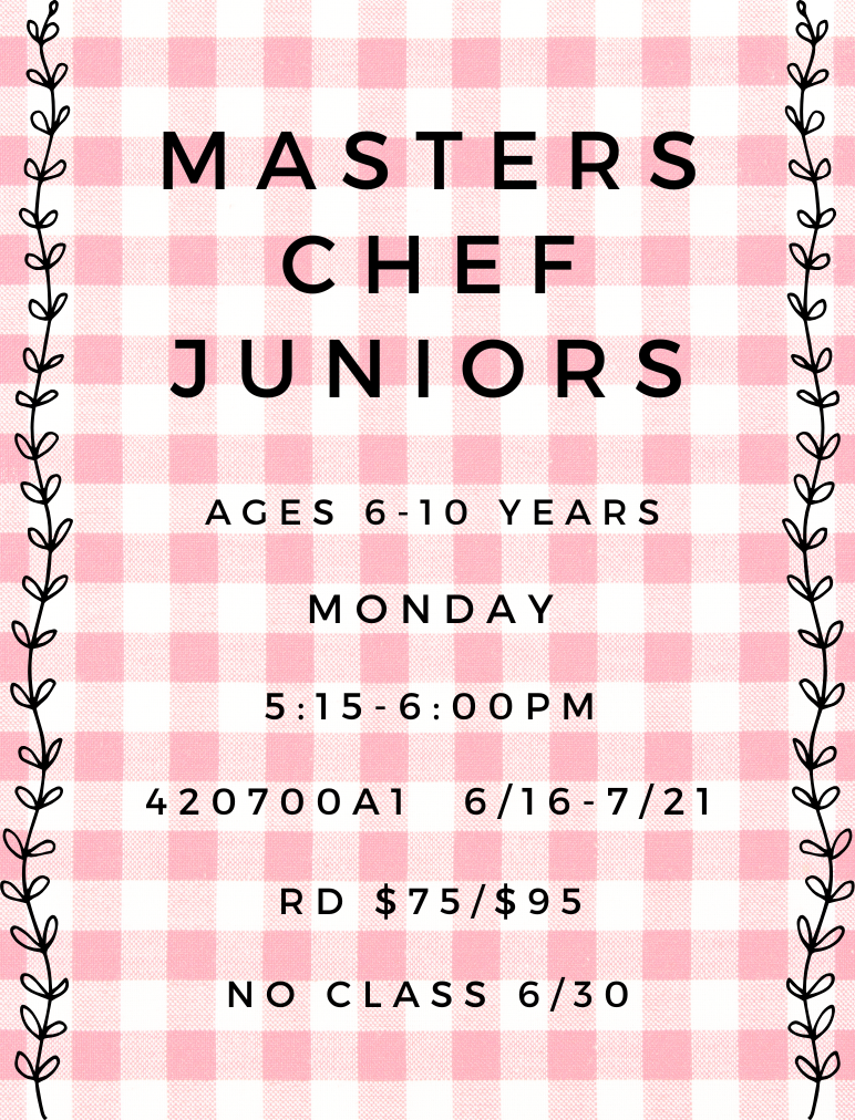 Masters Chef Juniors summer